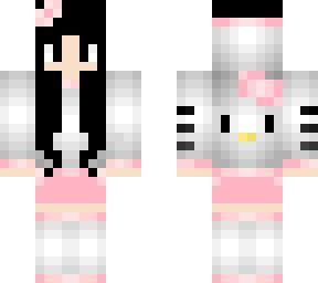 hello kitty minecraft skin|cute hello kitty minecraft skins.